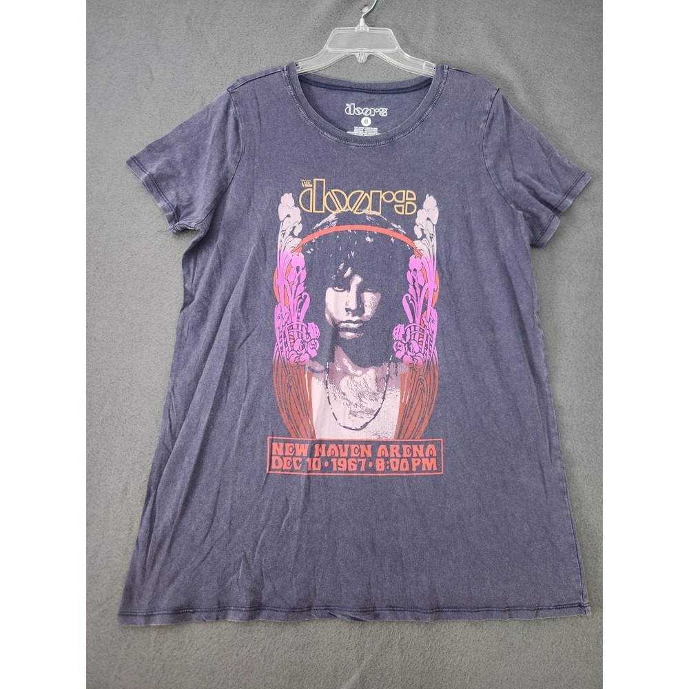 Torrid The Doors Jim Morrison VTG Look New Haven Arena Size 0 L Graphic Band Tee